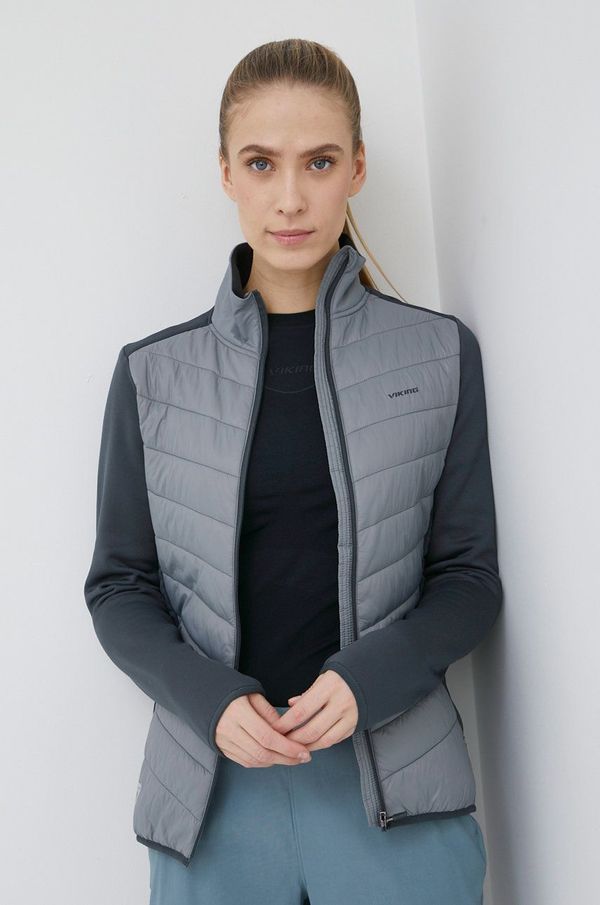 Viking Sportska jakna Viking Becky Pro Primaloft boja: siva, za prijelazno razdoblje, 750/23/2231