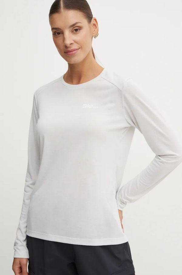 Jack Wolfskin Sportska majica dugih rukava Jack Wolfskin Vonnan boja: siva, A60290