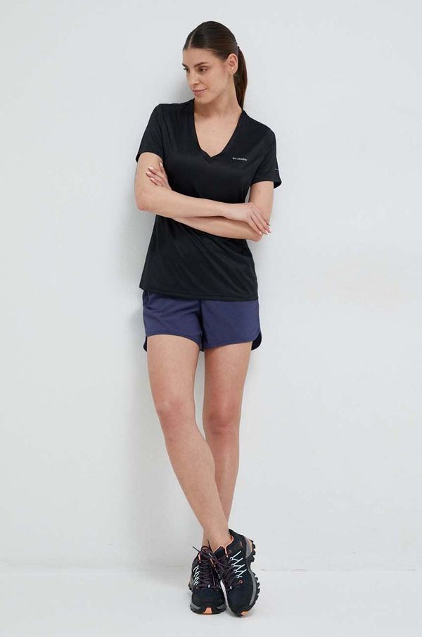 Columbia Sportska majica kratkih rukava Columbia Hike boja: crna