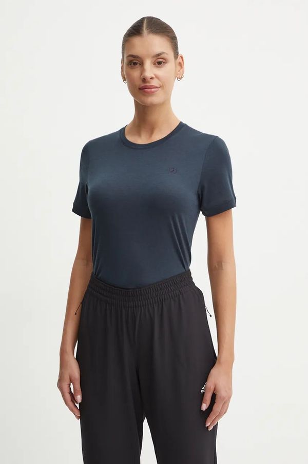 Fjallraven Sportska majica kratkih rukava Fjallraven Abisko Wool boja: tirkizna, F84101.555