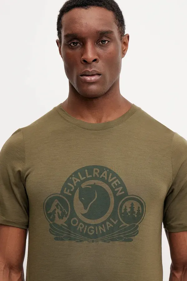 Fjallraven Sportska majica kratkih rukava Fjallraven Abisko Wool Classic