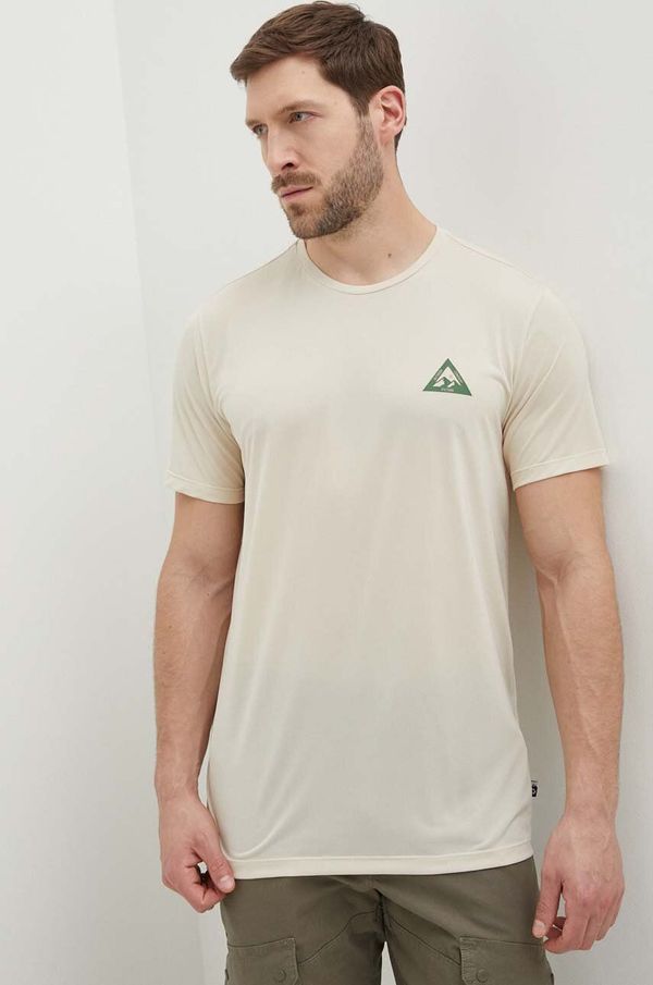 Picture Sportska majica kratkih rukava Picture Travis boja: bež, s tiskom, MTS785