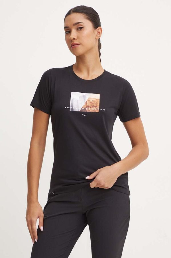 Salewa Sportska majica kratkih rukava Salewa Pure Design boja: crna, 00.0000028810