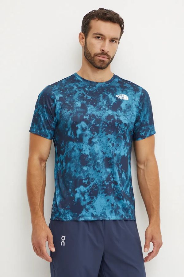 The North Face Sportska majica kratkih rukava The North Face 24/7 boja: tirkizna, s uzorkom, NF0A895H7OR1