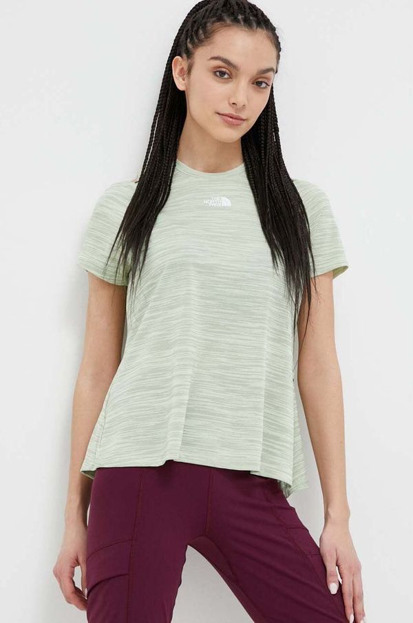 The North Face Sportska majica kratkih rukava The North Face boja: zelena