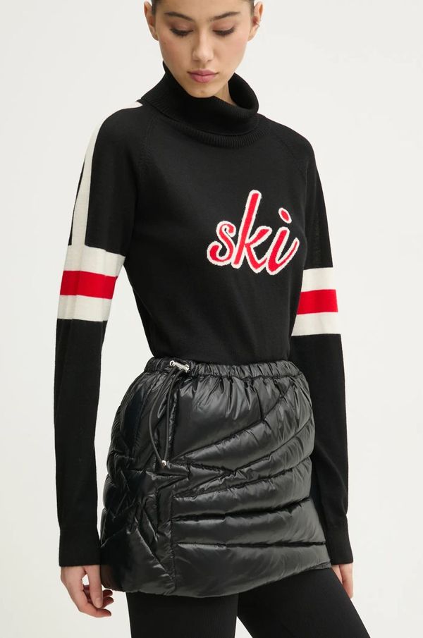 Perfect Moment Sportska pernata suknja Perfect Moment boja: crna, mini, ravna, W3001082