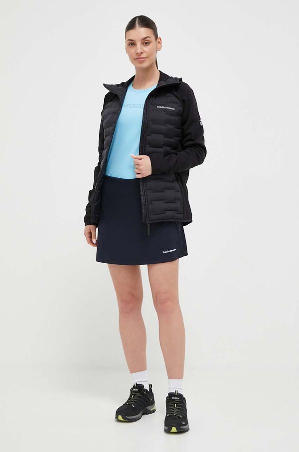 Peak Performance Sportska suknja Peak Performance Player boja: tamno plava, mini, ravna