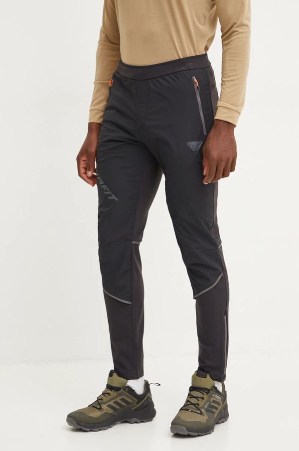 Dynafit Sportske hlače Dynafit Alpine Hybrid za muškarce, boja: crna, uski kroj, 08.0000071608