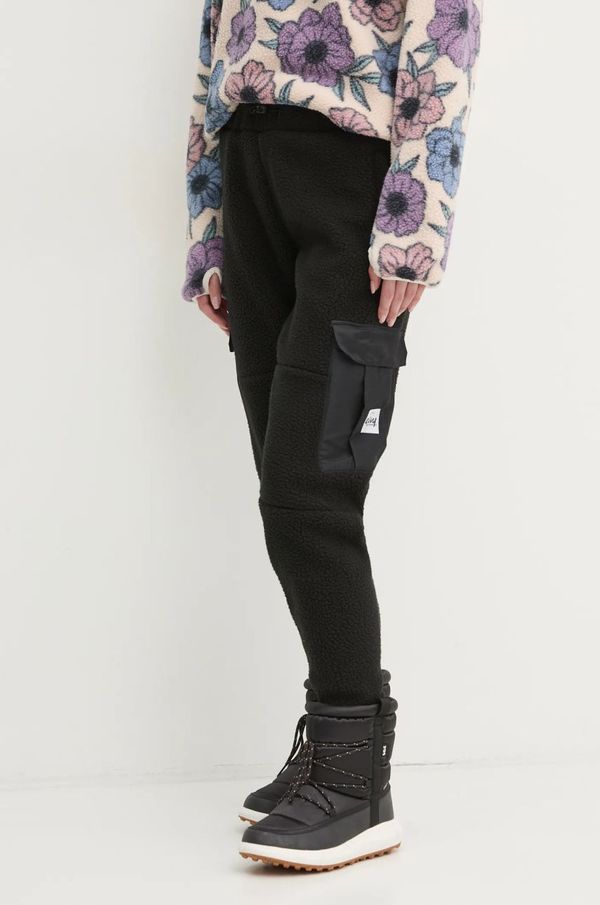 Eivy Sportske hlače Eivy Cargo Sherpa za žene, boja: crna, bez uzorka, A00316001