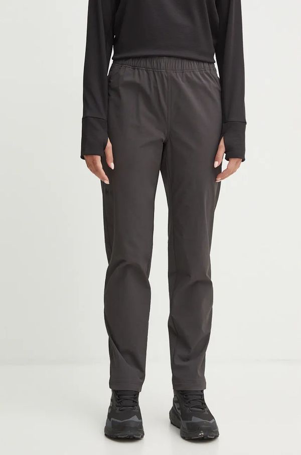 Helly Hansen Sportske hlače Helly Hansen Rask za žene, boja: siva, ravni kroj, srednje visoki struk, 63376