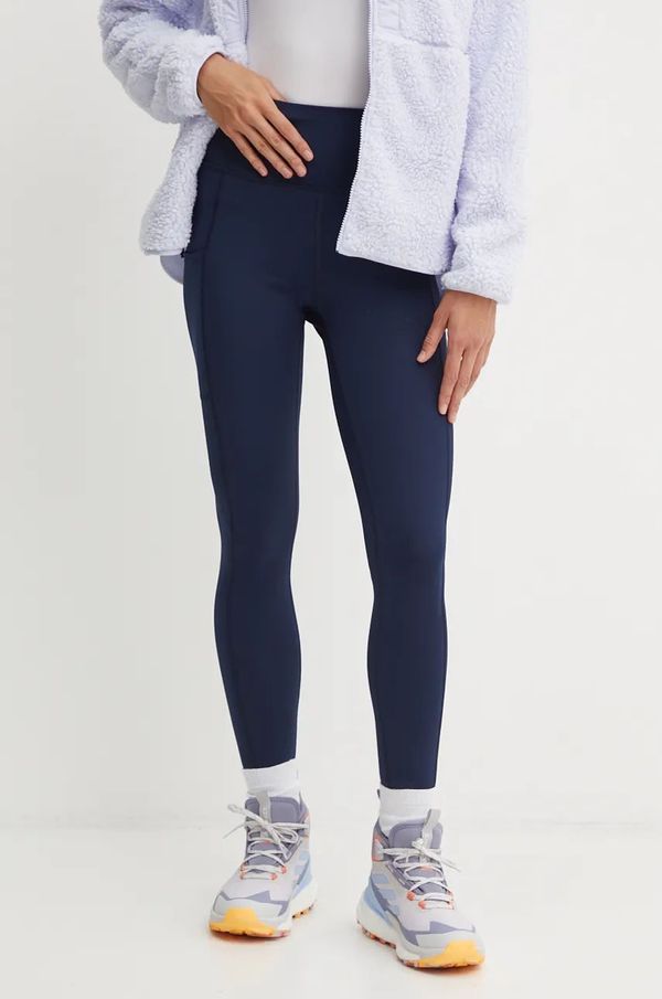 Columbia Sportske tajice Columbia Boundless Trek za žene, boja: tamno plava, s uzorkom