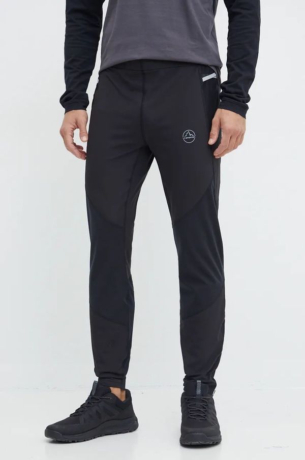 La Sportiva Sportske tajice LA Sportiva Primal za muškarce, boja: crna, s uzorkom, P40999907