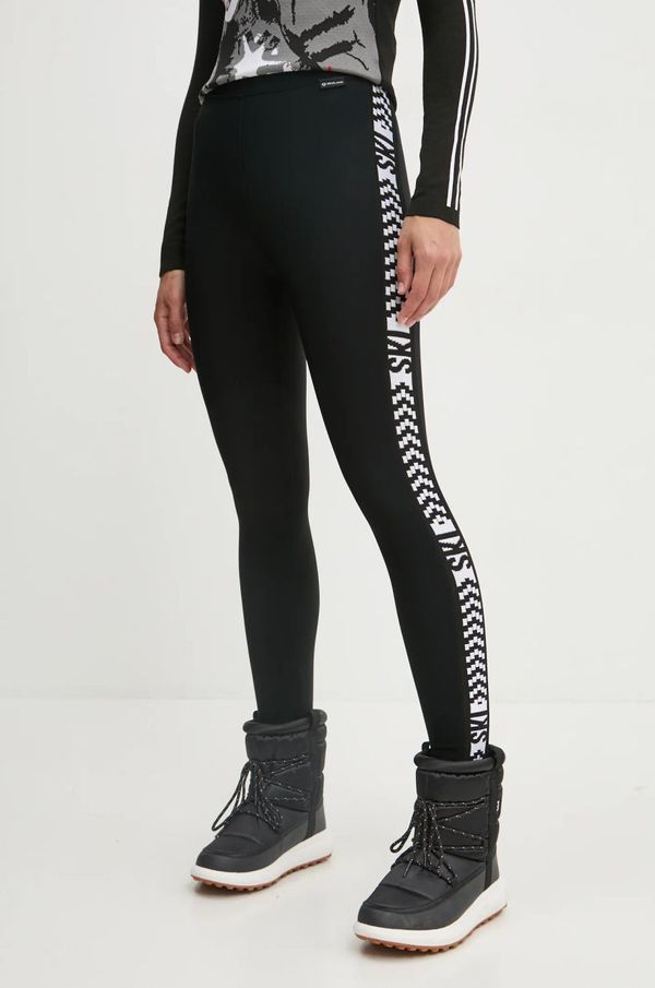 Newland Sportske tajice Newland Elektra za žene, boja: crna, s aplikacijom, N46542.108