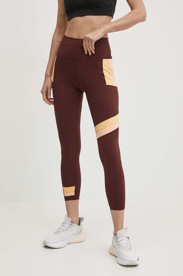 Rip Curl Sportske tajice Rip Curl Revival za žene, boja: bordo, s uzorkom