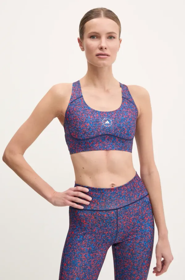 adidas by Stella McCartney Sportski grudnjak adidas by Stella McCartney TruePurpose boja: tamno plava, s uzorkom, JI5242