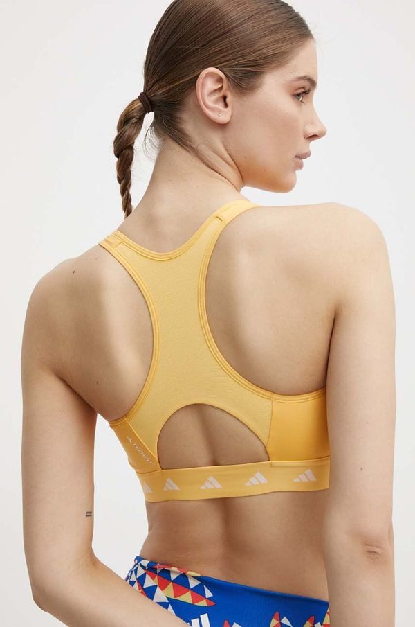 adidas Performance Sportski grudnjak adidas Performance Powerreact boja: žuta, IT6646