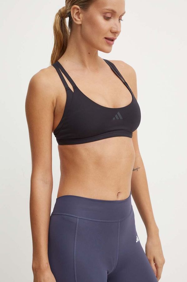 adidas Performance Sportski grudnjak adidas Performance Strength boja: crna, bez uzorka, IW8670