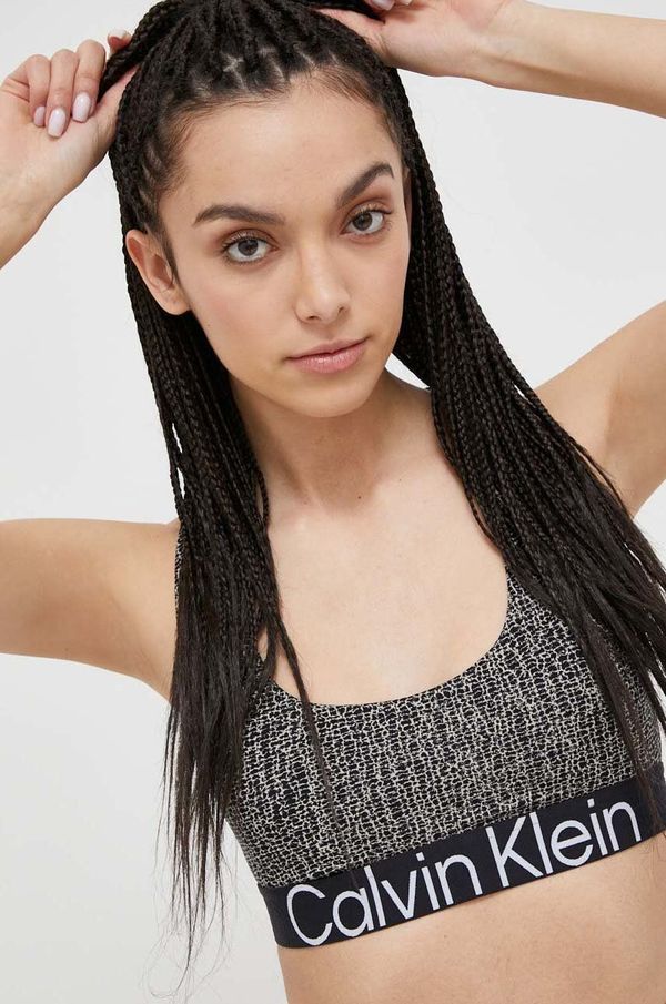 Calvin Klein Performance Sportski grudnjak Calvin Klein Performance Effect boja: crna, s uzorkom