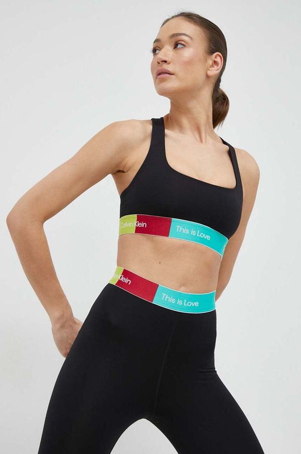 Calvin Klein Performance Sportski grudnjak Calvin Klein Performance Pride boja: crna