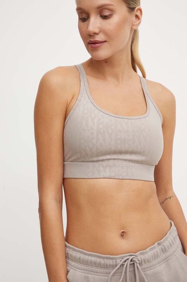 DKNY Sportski grudnjak Dkny boja: bež, s uzorkom, DP4T9963