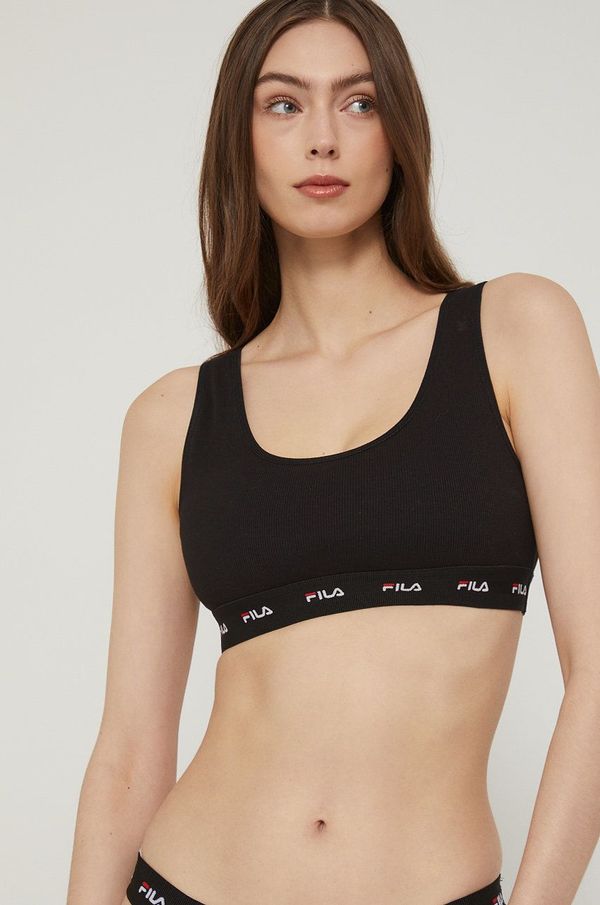 Fila Sportski grudnjak Fila boja: crna, jednobojni model