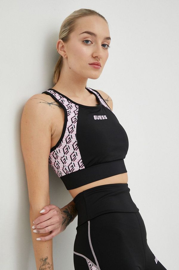 Guess Sportski grudnjak Guess boja: crna