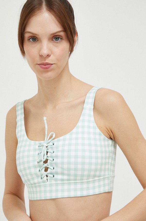 Guess Sportski grudnjak Guess boja: zelena, s uzorkom