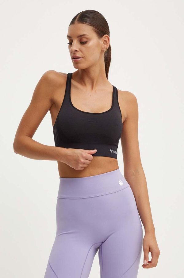 Hummel Sportski grudnjak Hummel Clea boja: zelena, bez uzorka