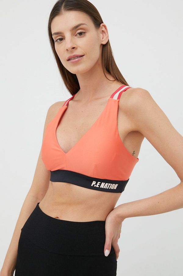 P.E Nation Sportski grudnjak P.E Nation High Press boja: narančasta, s uzorkom