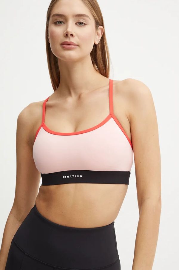 P.E Nation Sportski grudnjak P.E Nation Signature boja: ružičasta, s uzorkom, 243C314