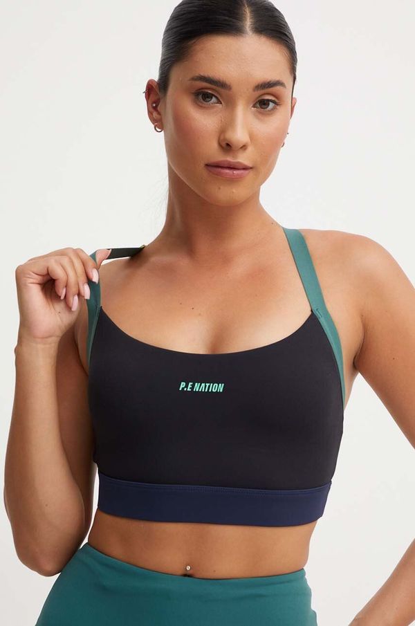 P.E Nation Sportski grudnjak P.E Nation Takeover boja: crna, s uzorkom, 242C086