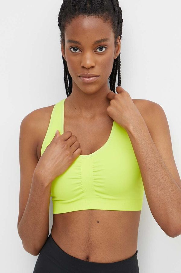 Puma Sportski grudnjak Puma 4Keeps Shapeluxe boja: zelena, bez uzorka, 524361