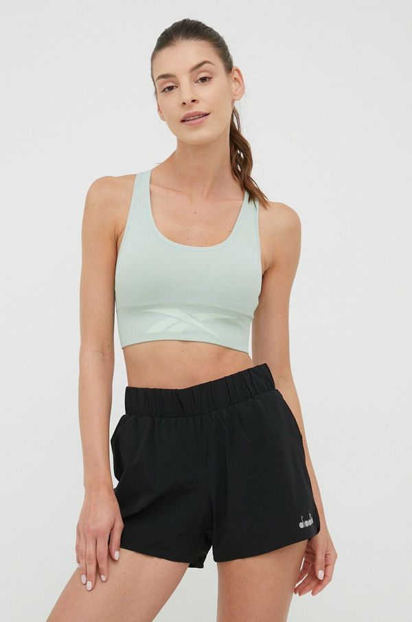 Reebok Sportski grudnjak Reebok Workout Ready boja: zelena, jednobojni model, H65612-LGTSAG