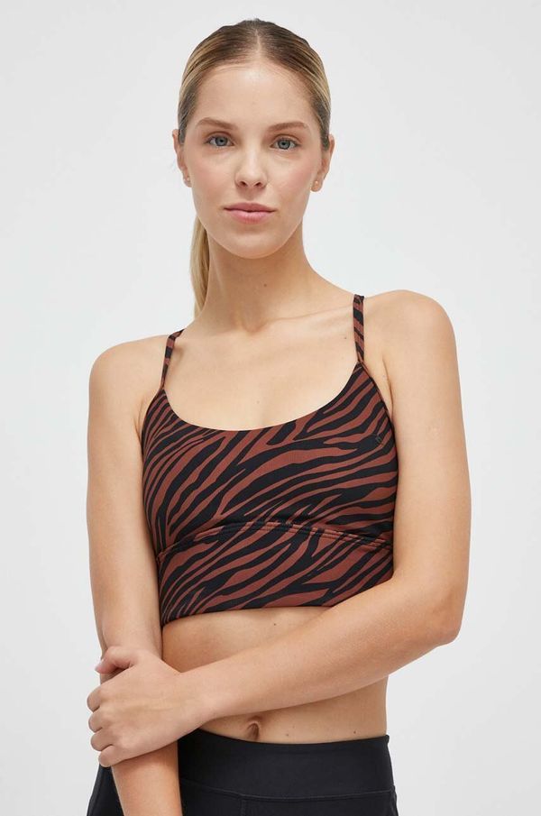 Rip Curl Sportski grudnjak Rip Curl Mirage boja: smeđa, s uzorkom