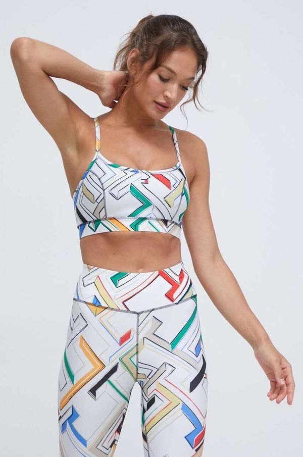 Tommy Hilfiger Sportski grudnjak Tommy Hilfiger boja: bijela, s uzorkom