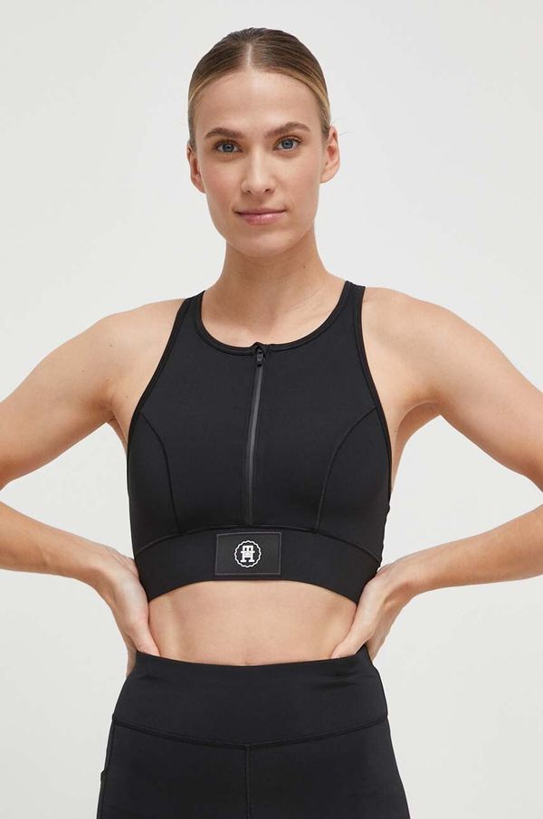 Tommy Hilfiger Sportski grudnjak Tommy Hilfiger boja: crna, bez uzorka