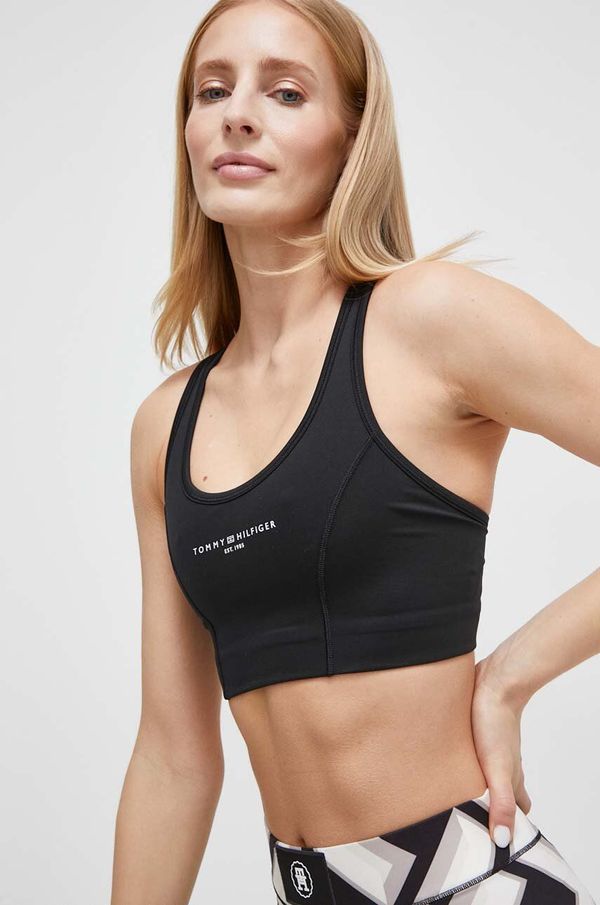 Tommy Hilfiger Sportski grudnjak Tommy Hilfiger boja: crna