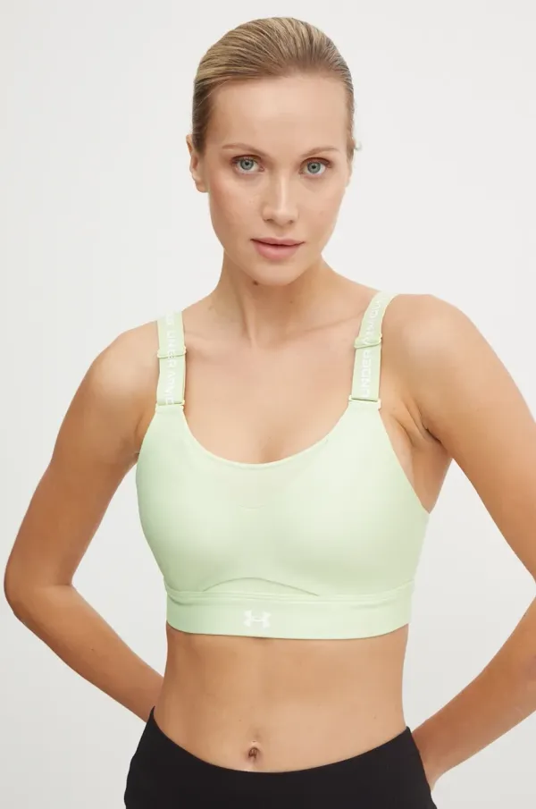 Under Armour Sportski grudnjak Under Armour Infinity 2.0 High boja: zelena, bez uzorka