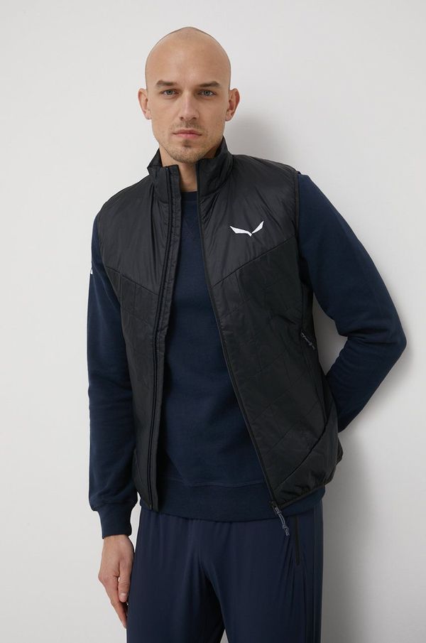 Salewa Sportski prsluk Salewa Ortles Hybrid boja: crna, za prijelazno razdoblje