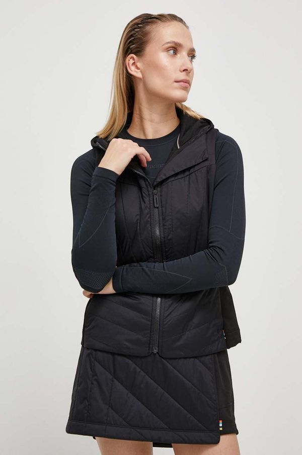 Smartwool Sportski prsluk Smartwool Smartloft boja: crna, za prijelazno razdoblje