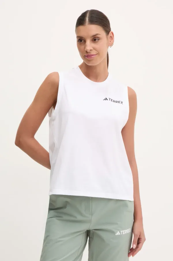 adidas TERREX Sportski top adidas TERREX Multi za žene, boja: bijela, JE0358