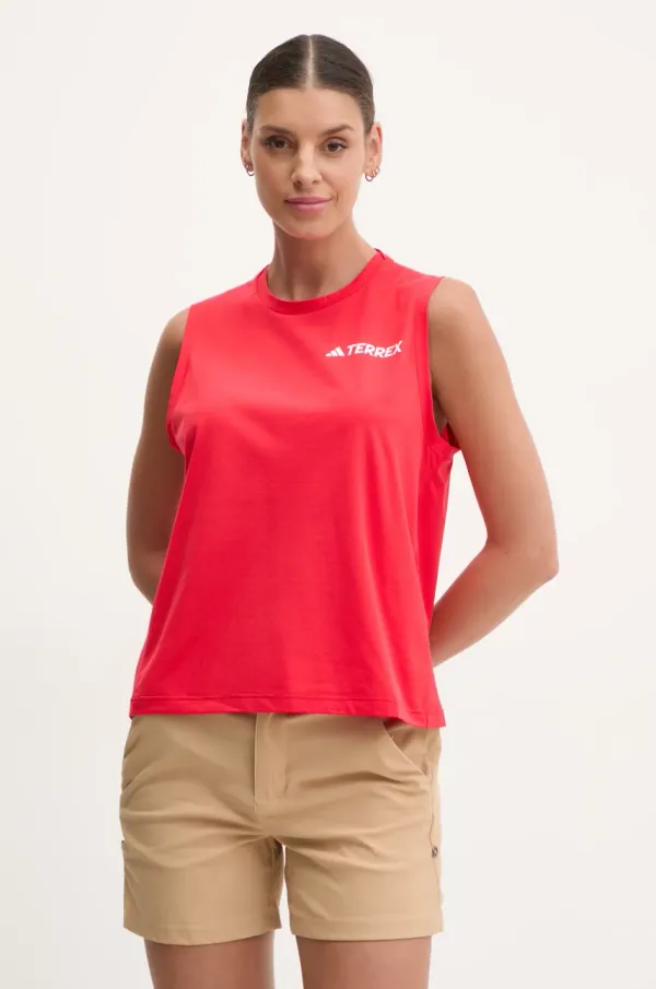 adidas TERREX Sportski top adidas TERREX Multi za žene, boja: crvena, JE0359