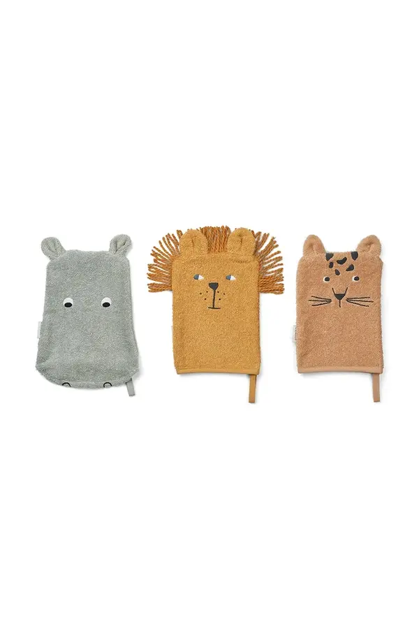Liewood Spužva za kupanje za djecu Liewood Sylvester Washcloth 3-pack