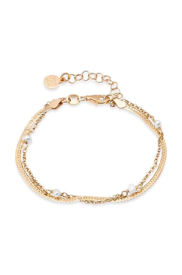 ANIA KRUK Srebrna narukvica presvučena zlatom ANIA KRUK Vintage SLTAP2312Z