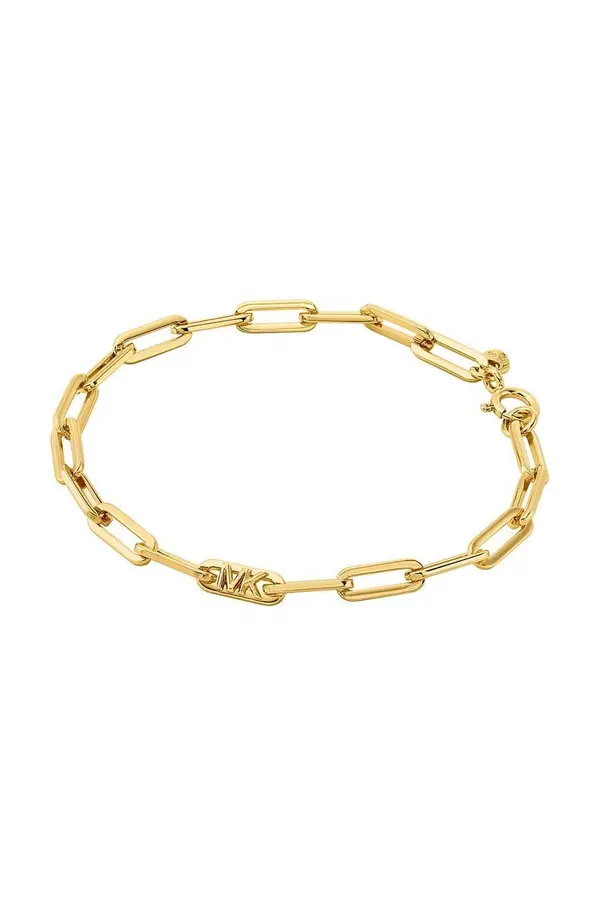 Michael Kors Srebrna narukvica presvučena zlatom Michael Kors