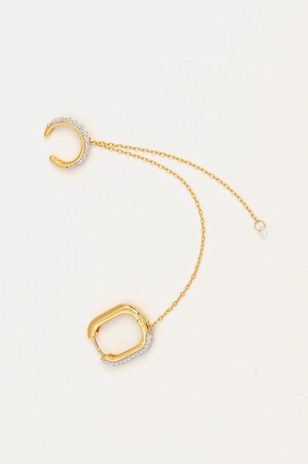 Guess Srebrna naušnica Guess JSBE04 540JW