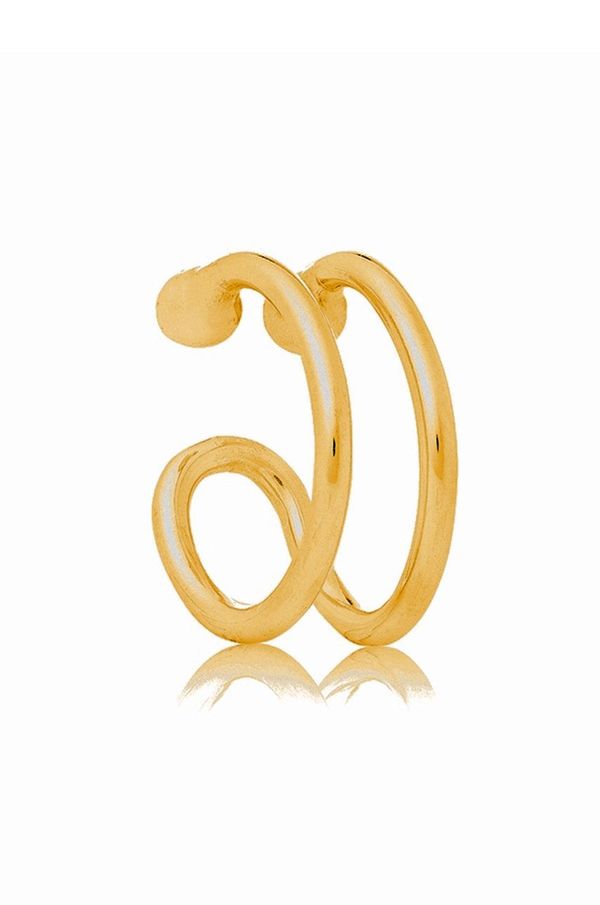 ANIA KRUK Srebrna naušnica presvučena zlatom ANIA KRUK Rock It