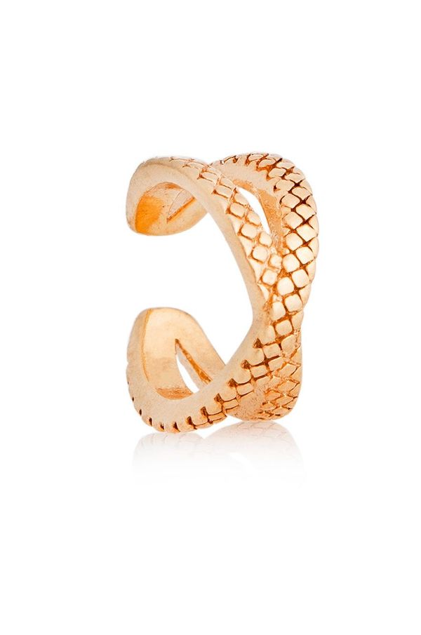 ANIA KRUK Srebrna naušnica presvučena zlatom Ania Kruk Rock It