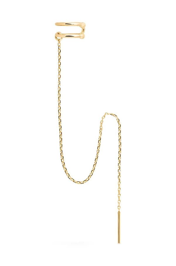 ANIA KRUK Srebrna naušnica presvučena zlatom ANIA KRUK ROCK IT