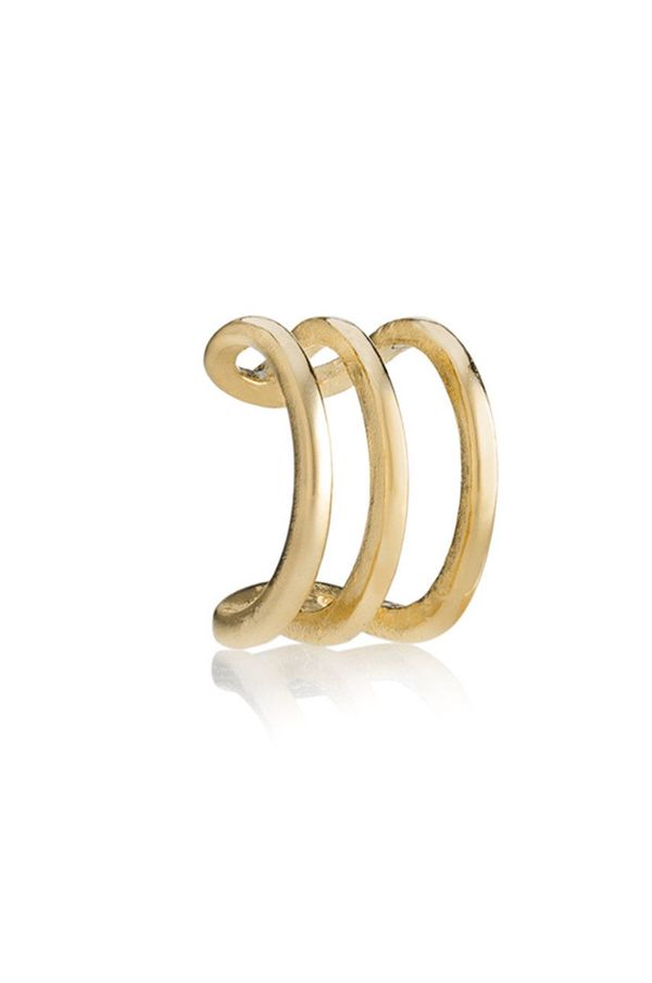 ANIA KRUK Srebrna naušnica presvučena zlatom ANIA KRUK Rock It